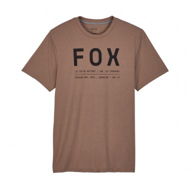 FOX NON STOP TECH TEE CHAI BROWN