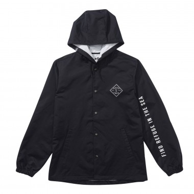 SALTY CREW TIPPET SNAPPER JACKET BLACK