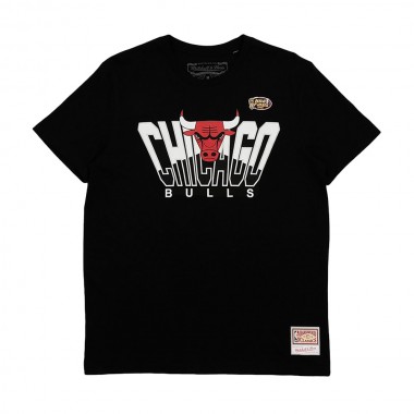 MITCHELL & NESS NBA RETRODOME CHICAGO BULLS TEE BLACK