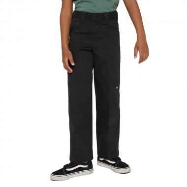 DICKIES DOUBLE KNEE K WORK PANTS BLACK