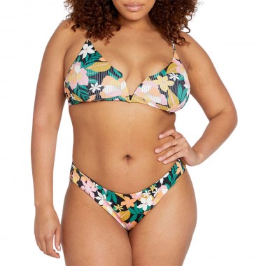 VOLCOM HAD ME AT ALOHA CHEEKINI BIKINI SET MULTI