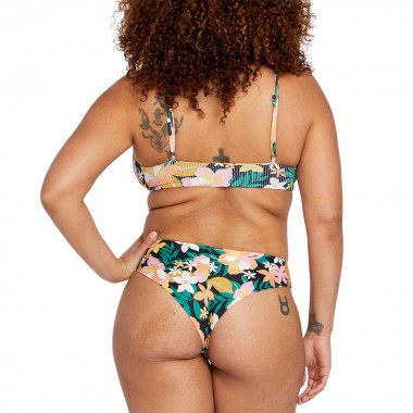 VOLCOM HAD ME AT ALOHA CHEEKINI BIKINI SET MULTI