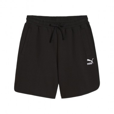 PUMA CLASSICS WAFFLE SHORTS PUMA BLACK