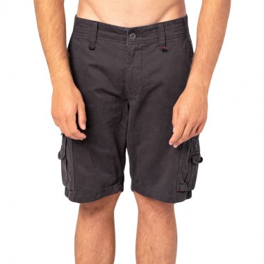 RIP CURL CLASSIC SURF TRAIL CARGO SHORTS WASHED BLACK