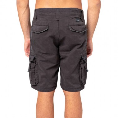 RIP CURL CLASSIC SURF TRAIL CARGO SHORTS WASHED BLACK