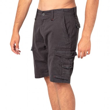 RIP CURL CLASSIC SURF TRAIL CARGO SHORTS WASHED BLACK