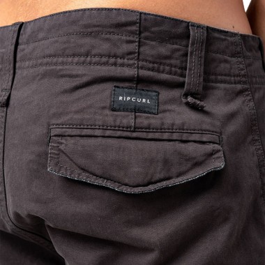 RIP CURL CLASSIC SURF TRAIL CARGO SHORTS WASHED BLACK