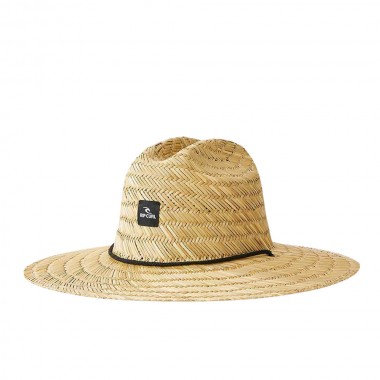 RIP CURL BRAND STRAW HAT NATURAL