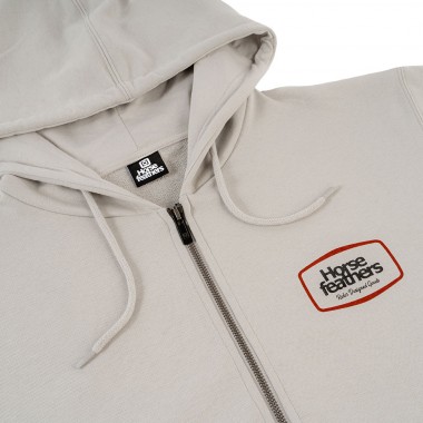 HORSEFEATHERS BRONCO SWEATSHIRT CEMENT