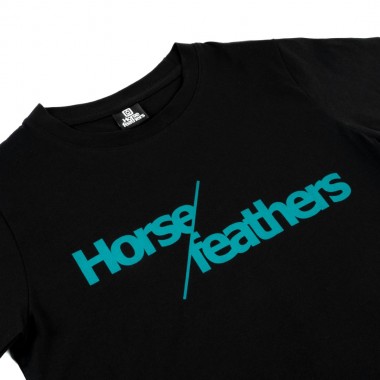 HORSEFEATHERS SLASH YOUTH T-SHIRT BLACK