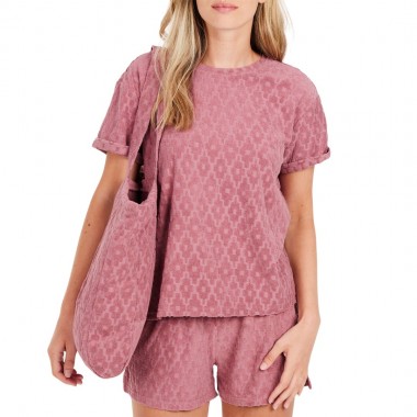 PROTEST PRTTERRY W T-SHIRT DECO PINK