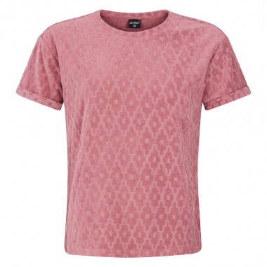 PROTEST PRTTERRY W T-SHIRT DECO PINK