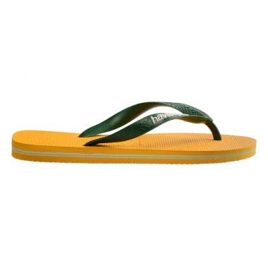 HAVAIANAS BRASIL LOGO SANDALS POP YELLOW