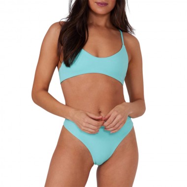 SALTY CREW TANDEM REVERSIBLE BIKINI AQUA