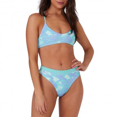 SALTY CREW TANDEM REVERSIBLE BIKINI AQUA