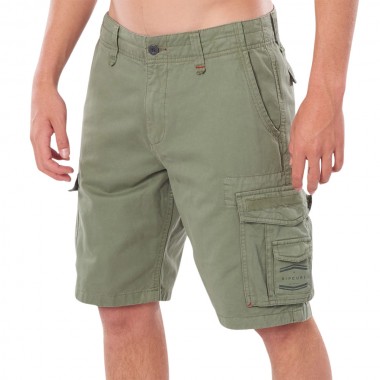 RIP CURL CLASSIC SURF TRAIL CARGO SHORTS MID GREEN