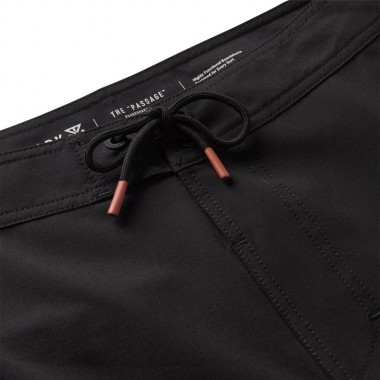 ROARK PASSAGE SIDE PANEL BOARDSHORTS 16&quot BLACK