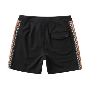 ROARK PASSAGE SIDE PANEL BOARDSHORTS 16&quot BLACK