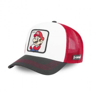 CAPSLAB SUPER MARIO TRUCKER CAP WHITE