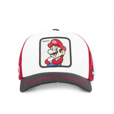 CAPSLAB SUPER MARIO TRUCKER CAP WHITE