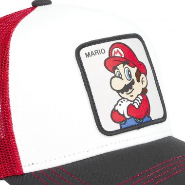 CAPSLAB SUPER MARIO TRUCKER CAP WHITE