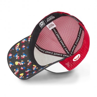 CAPSLAB SUPER MARIO TRUCKER CAP WHITE