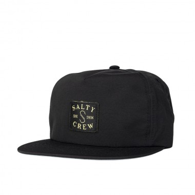 SALTY CREW CLUBHOUSE 5 PANEL CAP BLACK