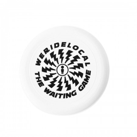 WE RIDE LOCAL FRISBEE WHITE