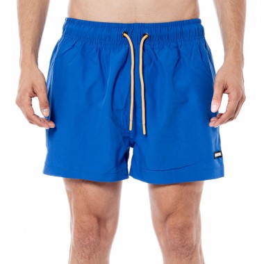 BEE UNUSUAL MONOCHROME SWIM SHORTS BLUE