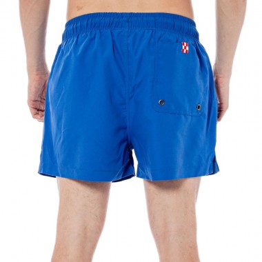 BEE UNUSUAL MONOCHROME SWIM SHORTS BLUE