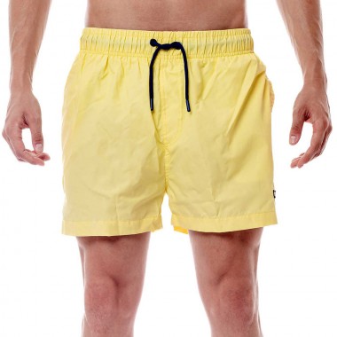 BEE UNUSUAL MONOCHROME SWIM SHORTS YELLOW