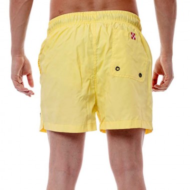 BEE UNUSUAL MONOCHROME SWIM SHORTS YELLOW