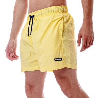 BEE UNUSUAL MONOCHROME SWIM SHORTS YELLOW