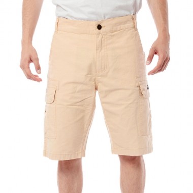 BEE UNUSUAL RIPSTOP CARGO SHORTS BEIGE