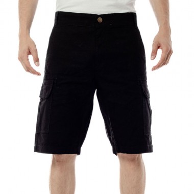 BEE UNUSUAL RIPSTOP CARGO SHORTS BLACK