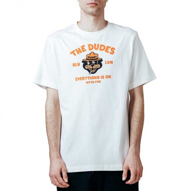 THE DUDES CHILL OUT CLASSIC T-SHIRT OFF-WHITE