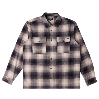 BILLABONG OFFSHORE FLANNEL LS SHIRT PURPLE ASH