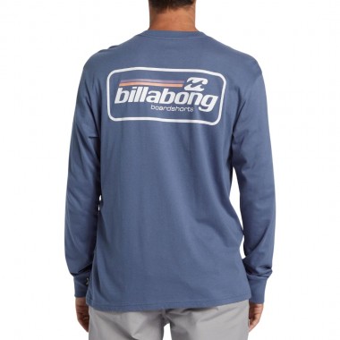 BILLABONG WALLED LS TEE SLATE BLUE