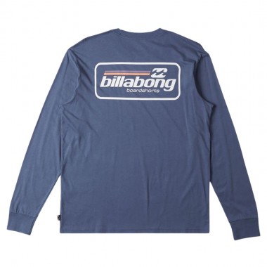 BILLABONG WALLED LS TEE SLATE BLUE