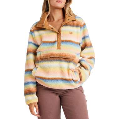 BILLABONG SWITCHBACK W FLEECE CREWNECK BLUE SHADOW