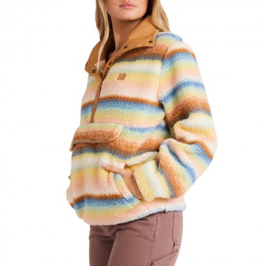 BILLABONG SWITCHBACK W FLEECE CREWNECK BLUE SHADOW