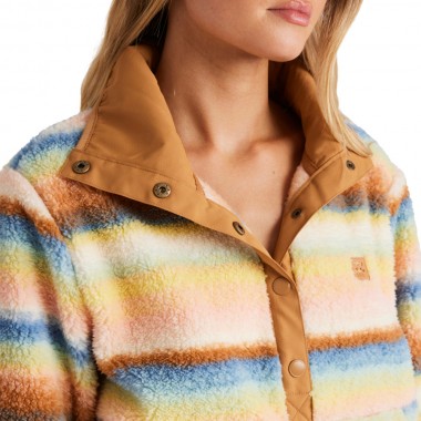 BILLABONG SWITCHBACK W FLEECE CREWNECK BLUE SHADOW