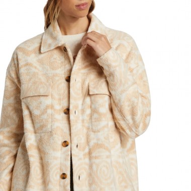 BILLABONG HAPPY CAMPER W FLEECE SHACKET WET SAND