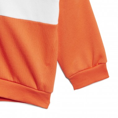 ADIDAS TIBERIO 3S COLORBLOCK INF TRACKSUIT BLACK/BRIRED/WHITE