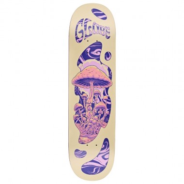 GLOBE G1 MIND EXPANSION DECK OFF-WHITE/PURPLE 8.5