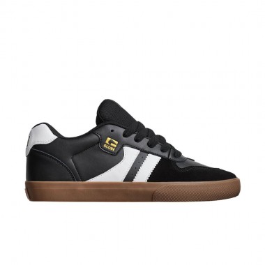 GLOBE ENCORE-2 SHOES BLACK/WHITE/TOBACCO