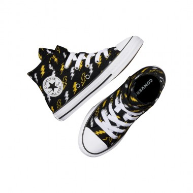CONVERSE CHUCK TAYLOR ALL STAR ELECT.BOLT INF HI SHOES BLK/GLD