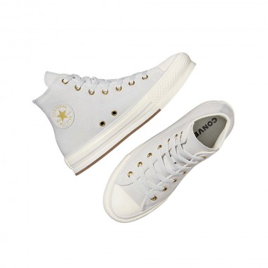 CONVERSE CHUCK TAYLOR ALL STAR EVA LIFT K PLATFORM GRE/EGR/GLD