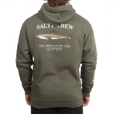 SALTY CREW BRUCE HOODIE DUSTY OLIVE