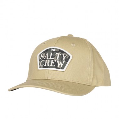 SALTY CREW FILLER UP 6 PANEL CAP KHAKI
